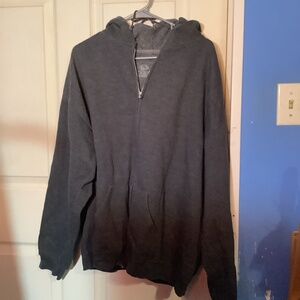 Men’s Fruit of the Loom Gray Jacket/Hooded Sweater (Hoodie) Size 2XL